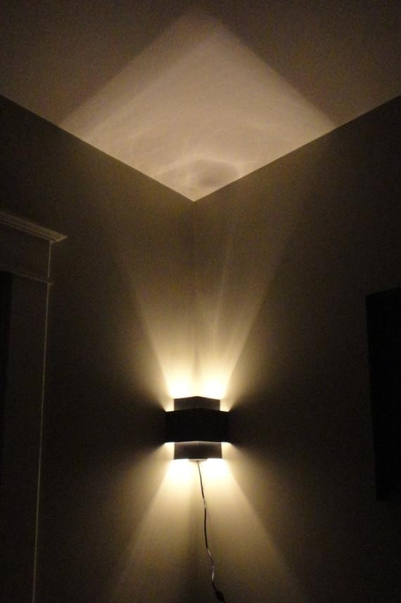 Corner lamp wall light fixture 1