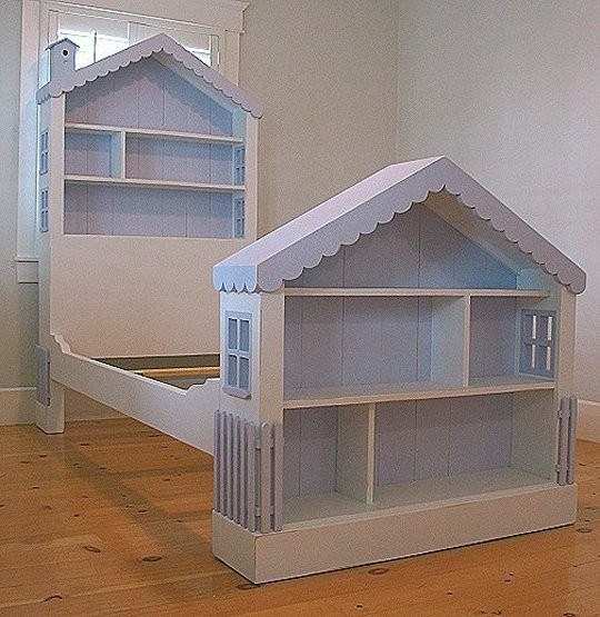 Cottage dollhouse bed by bradshaw kirchofer