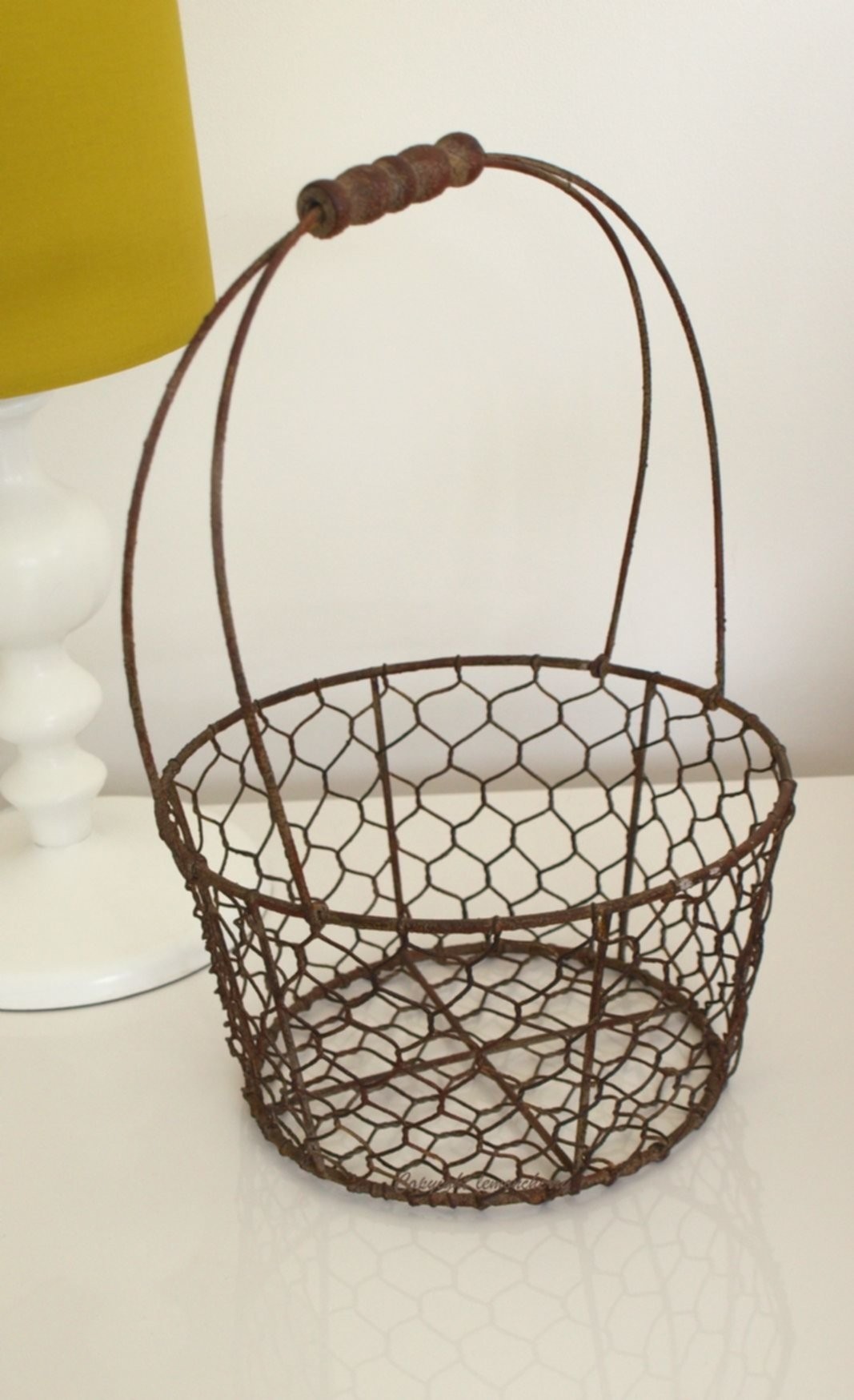 Decorative rustic wire baskets for storage walsall home