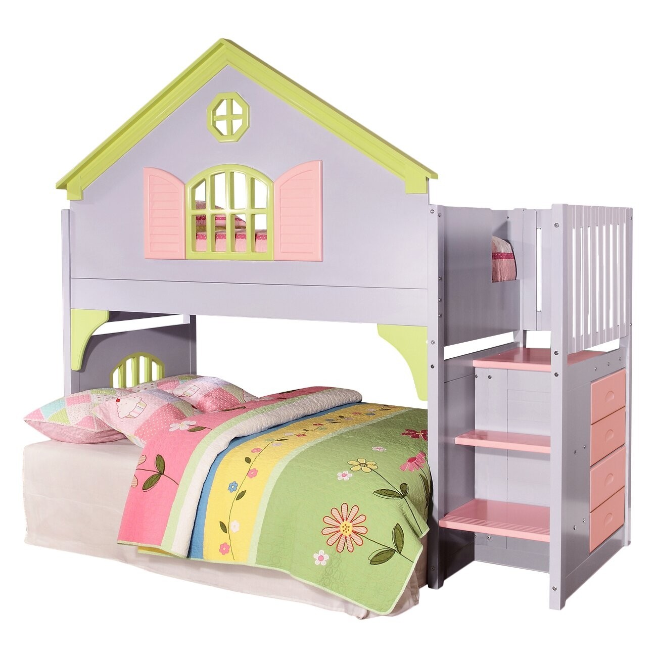 Donco kids donco kids doll house twin loft bed reviews