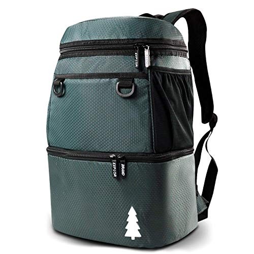 Explor insulated cooler backpack double deck lightweight