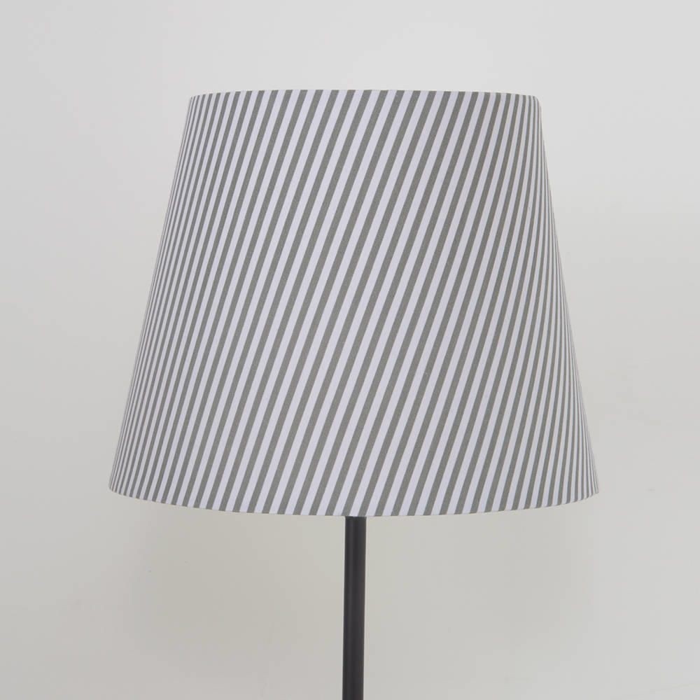 Grey striped easy fit shade from litecraft