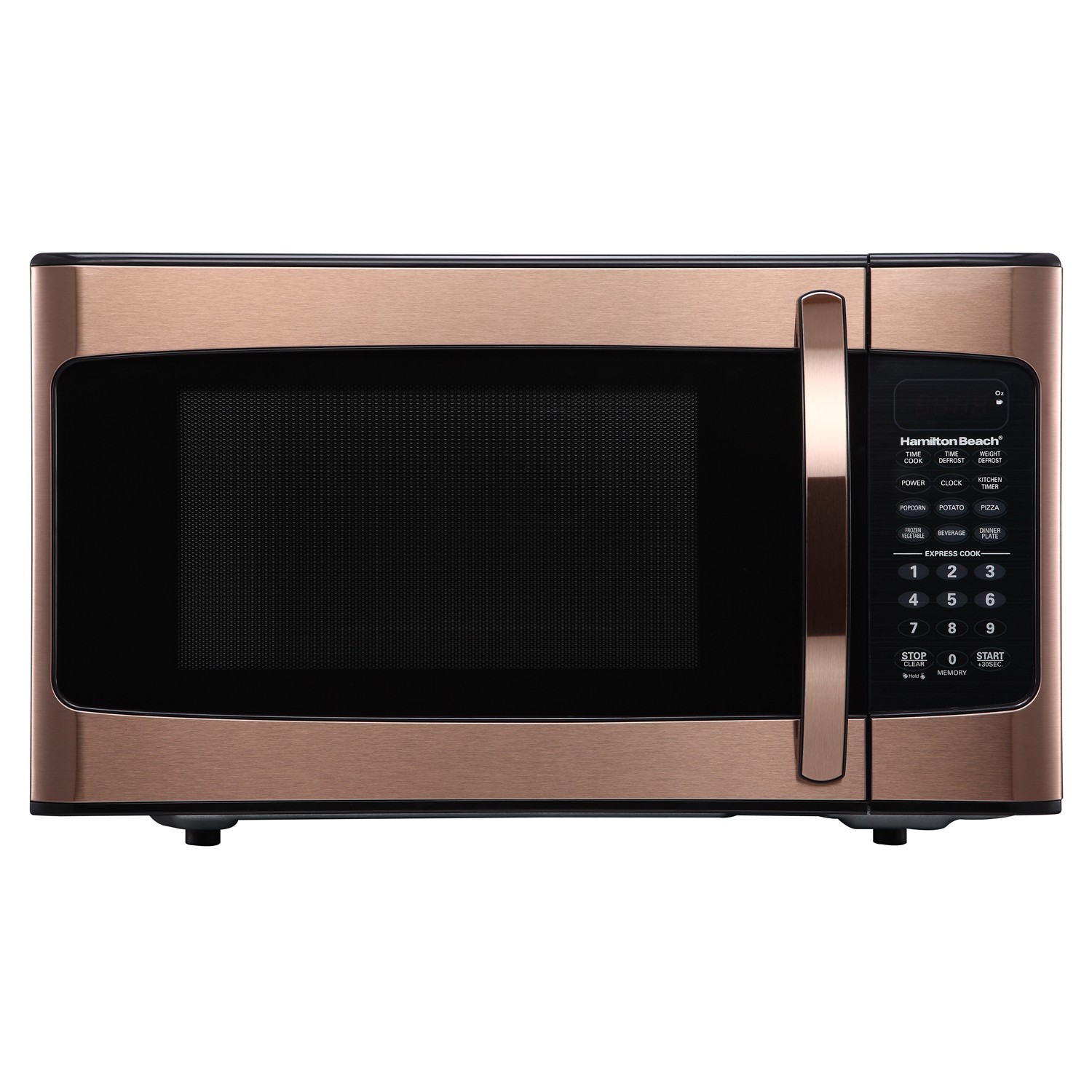 Hamilton beach 1 1 cu ft microwave oven copper