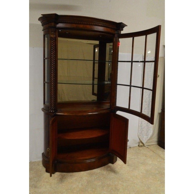 Henredon mahogany curio china cabinet chairish