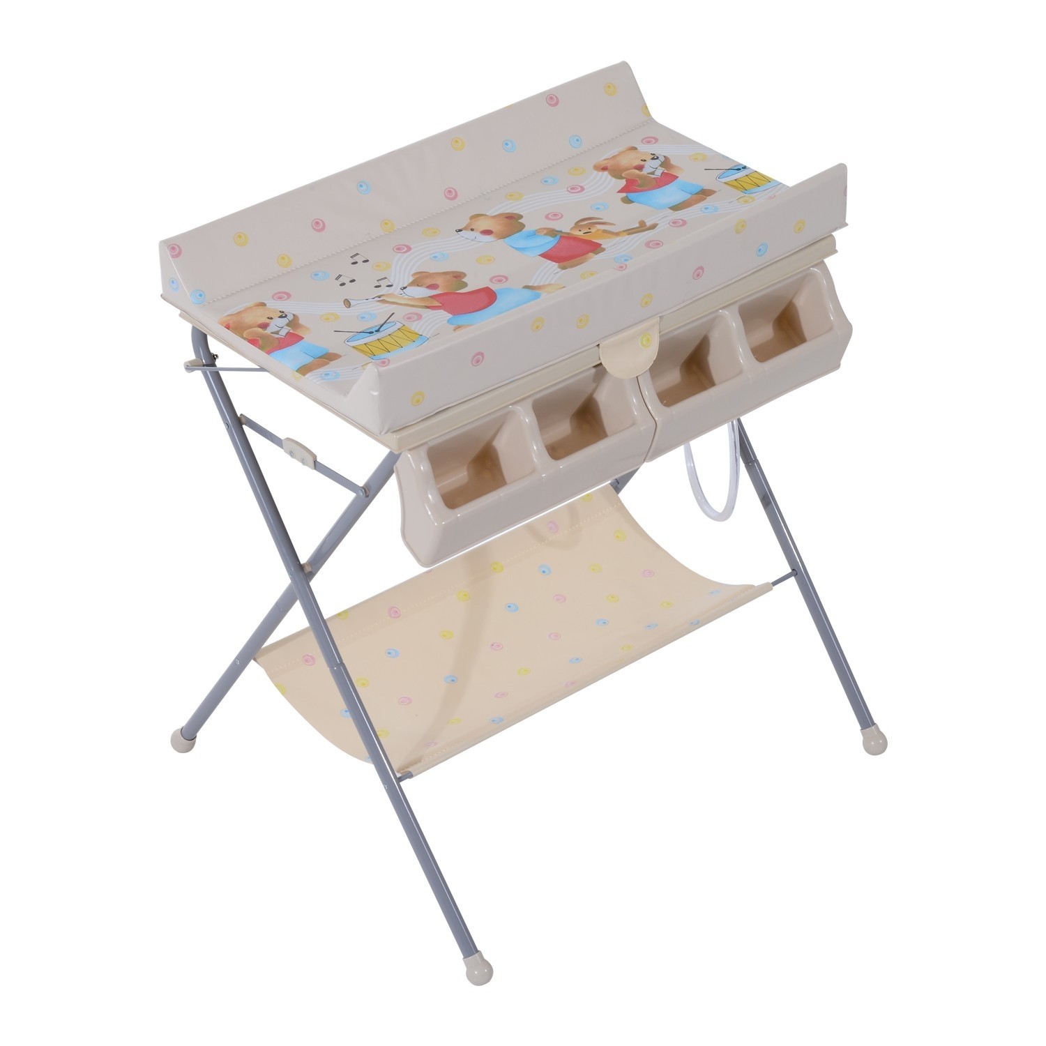 Homcom 85l x 70w x 92h cm folding changing table