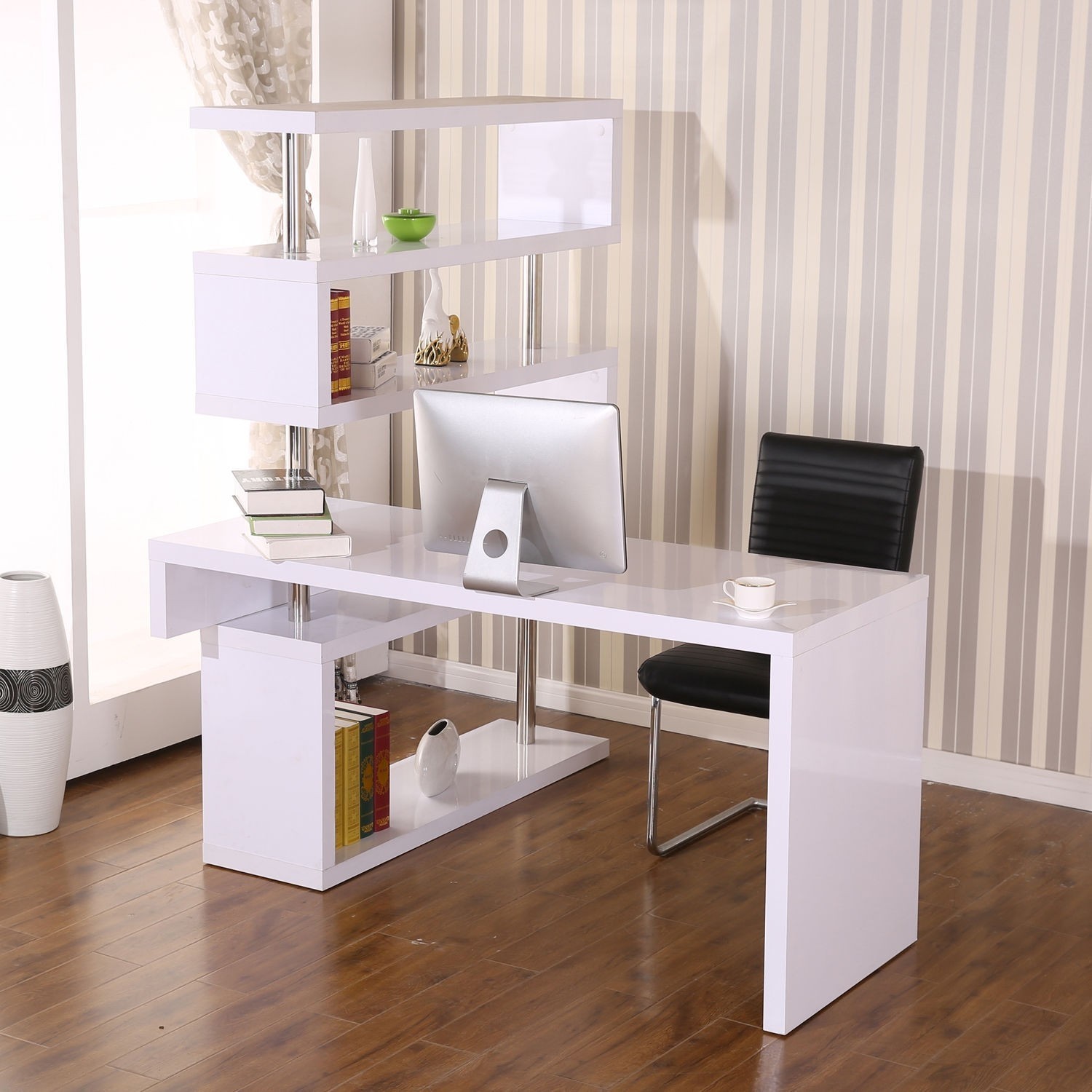 Corner Desk With Shelves - Ideas on Foter