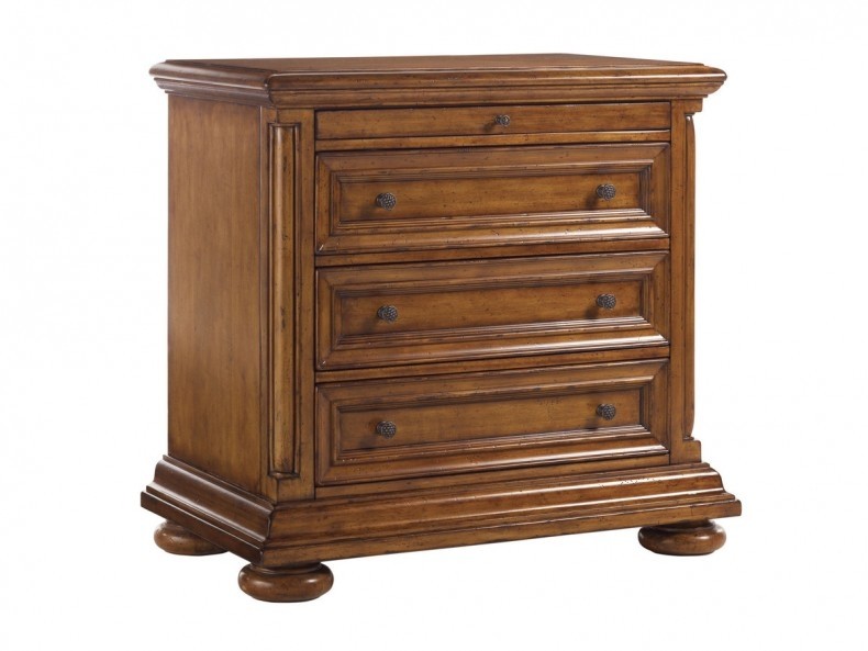 Island estate plantation brown martinique nightstand