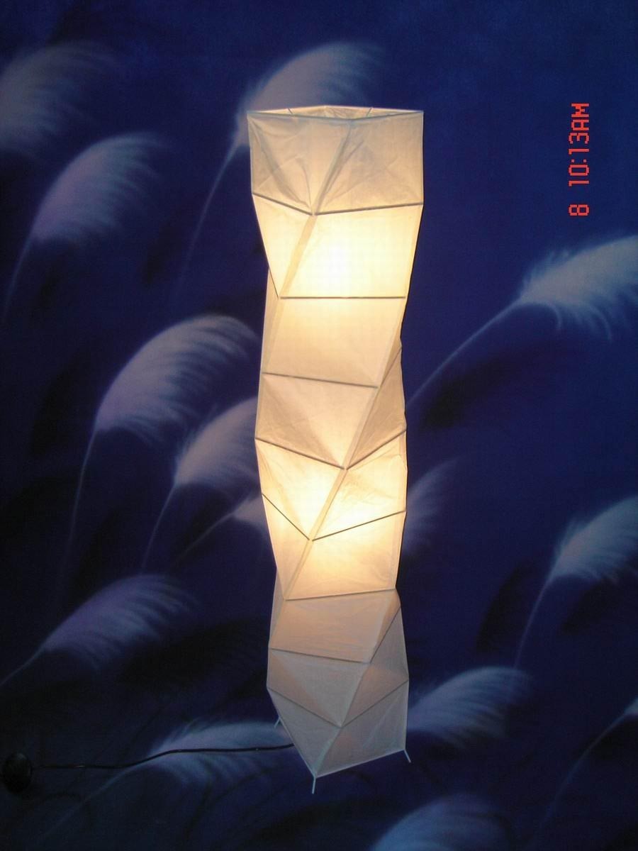 Japanese rice paper floor lamps light fixtures design ideas