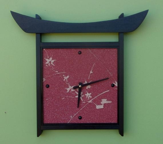 Japanese style wall clock
