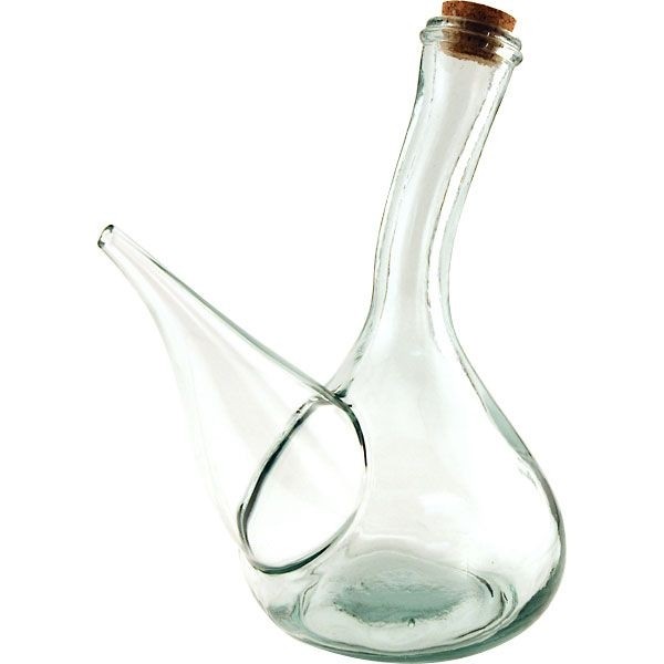 Keg works hand blown glass porron wine pitcher decanters