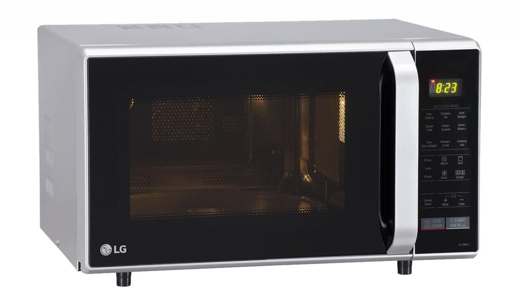 Lg 28l white color 1950w convection microwave oven