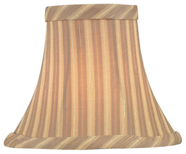 Lite source ch5133 6 accessories shades in beige striped