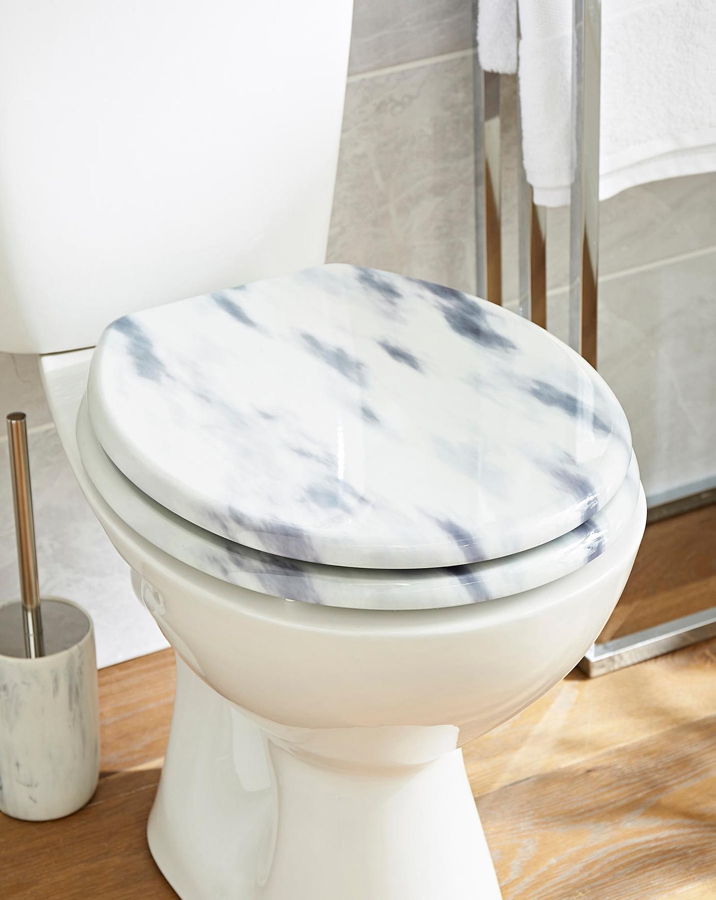 Marble toilet seat home essentials 1