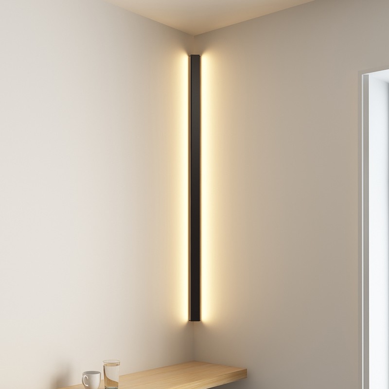 Modern corner led wall lamp minimalist indoor lighting 3