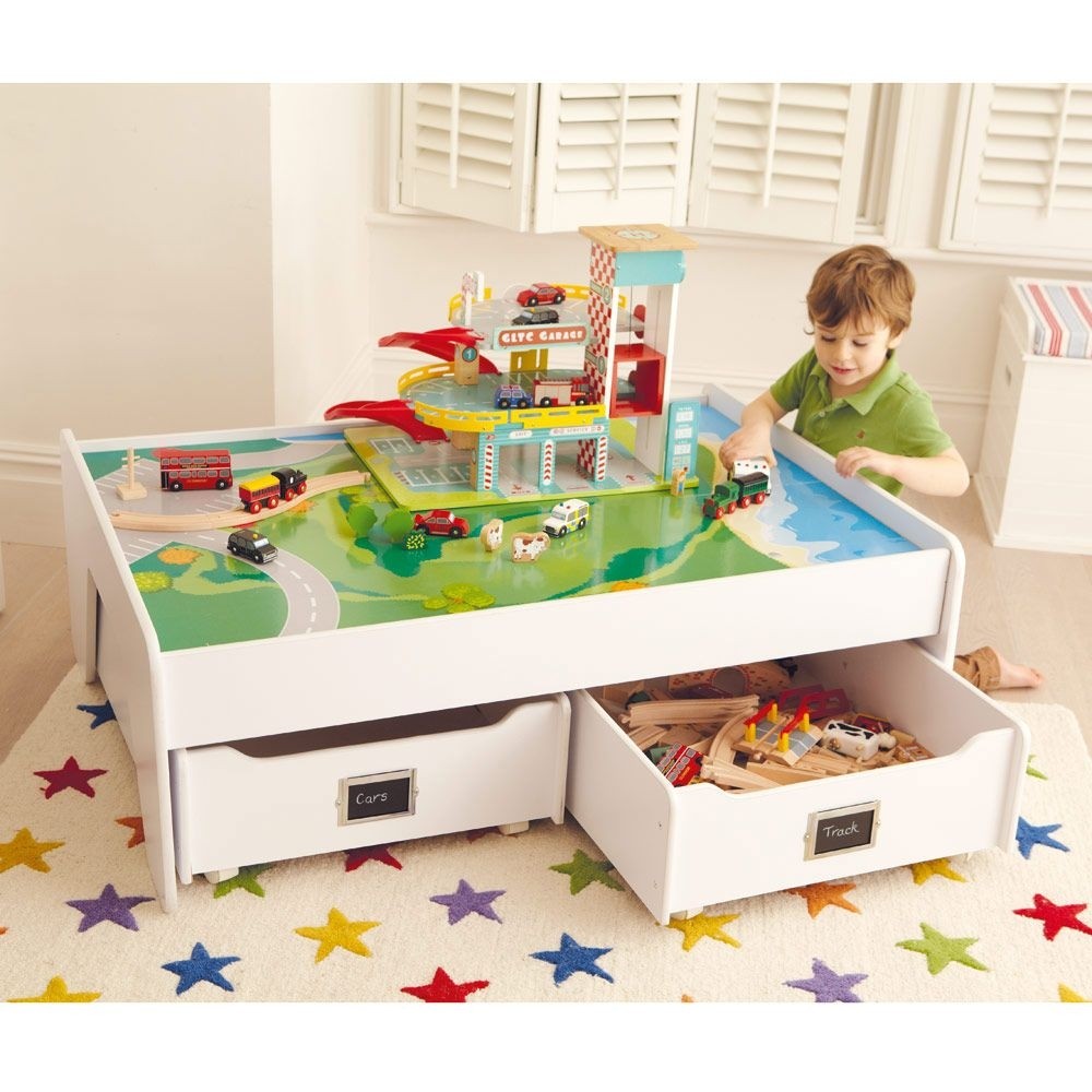 Multipurpose play table white playtables kids tables