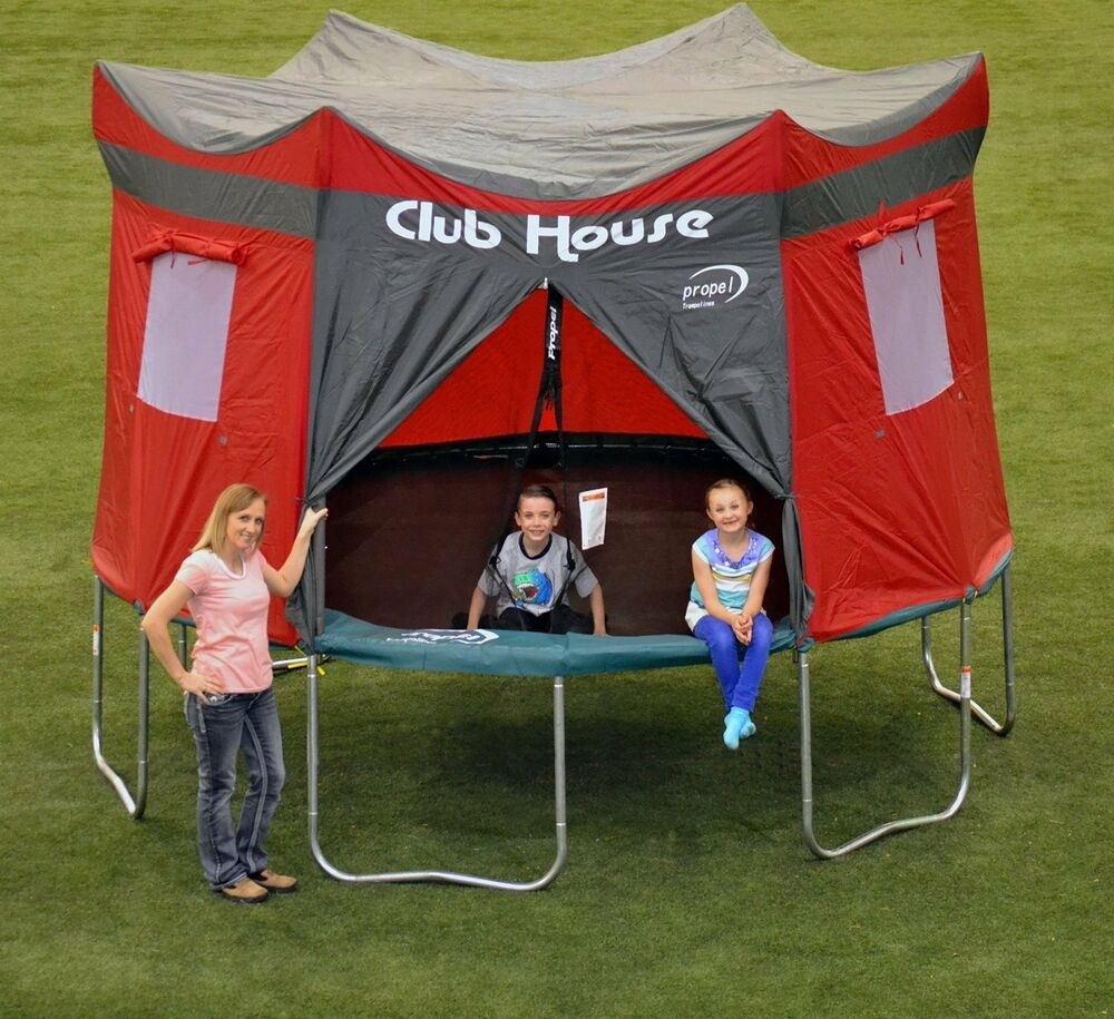 New trampoline clubhouse tent cover fun playhouse rain