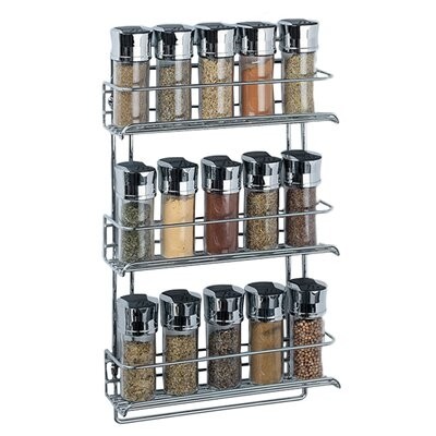 Oia stainless steel wall mount spice rack reviews wayfair