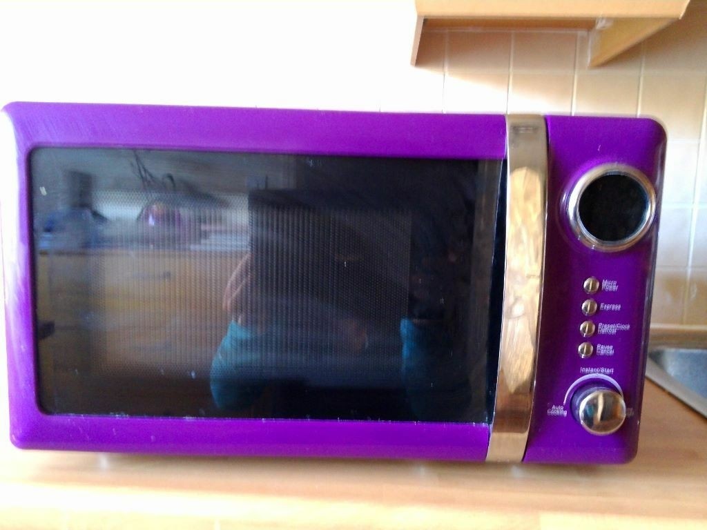 Purple microwave oven last chance to buy in sandy