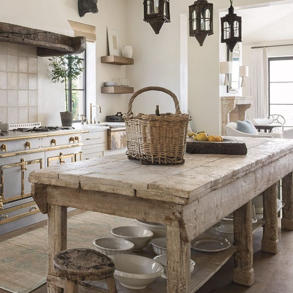 Rustic french country kitchen table kristywharvey
