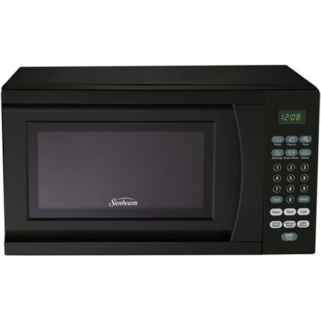 Sunbeam sgs90701b 0 7 cubic feet microwave oven black