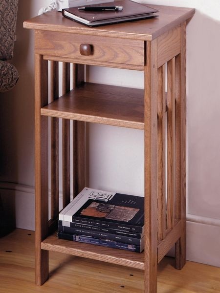 Telephone stand small end table with drawer solutions