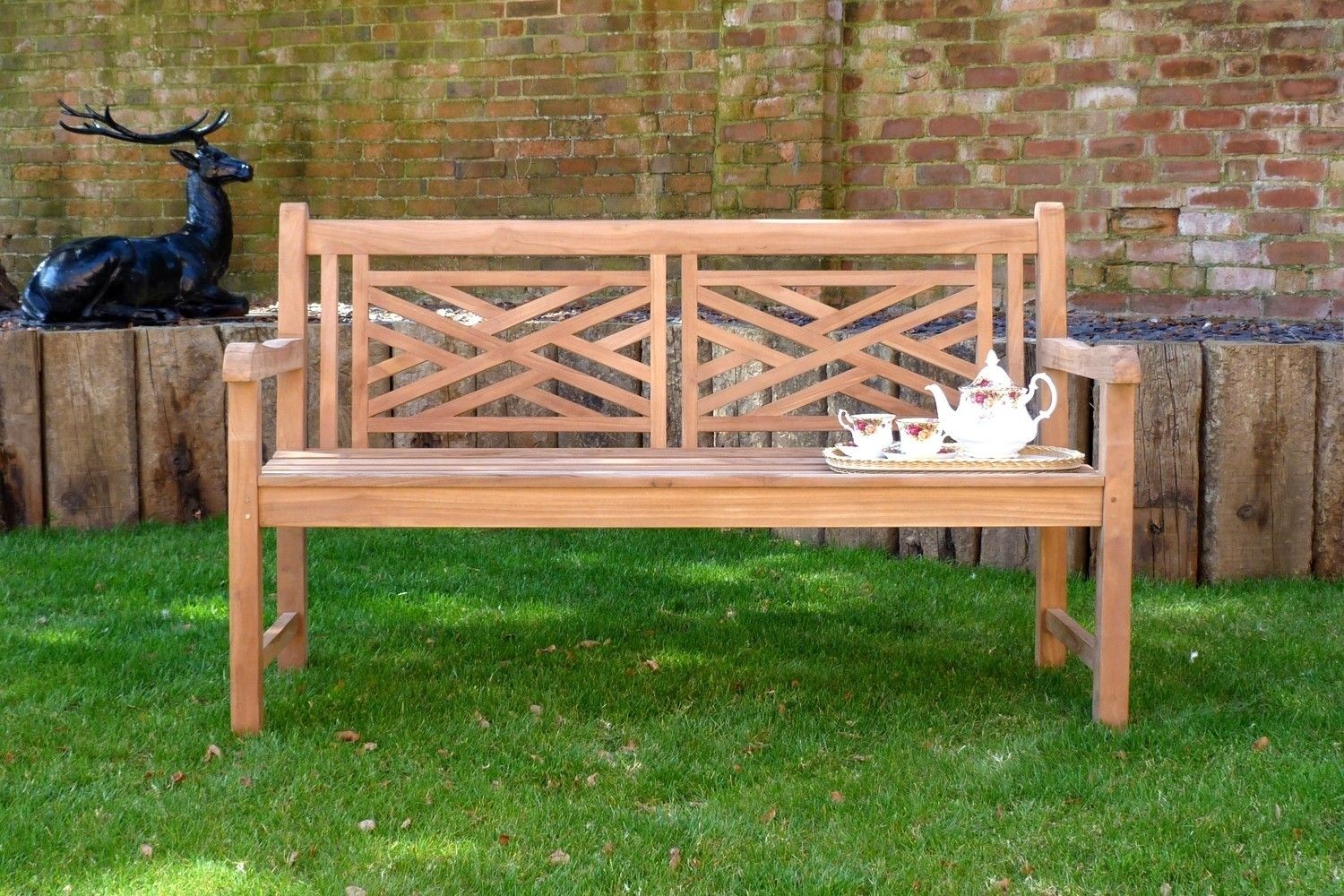 The elegant teak garden benches with regard to your home