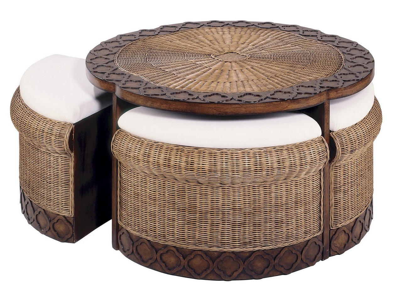 This is why seagrass coffee table and ottoman is so