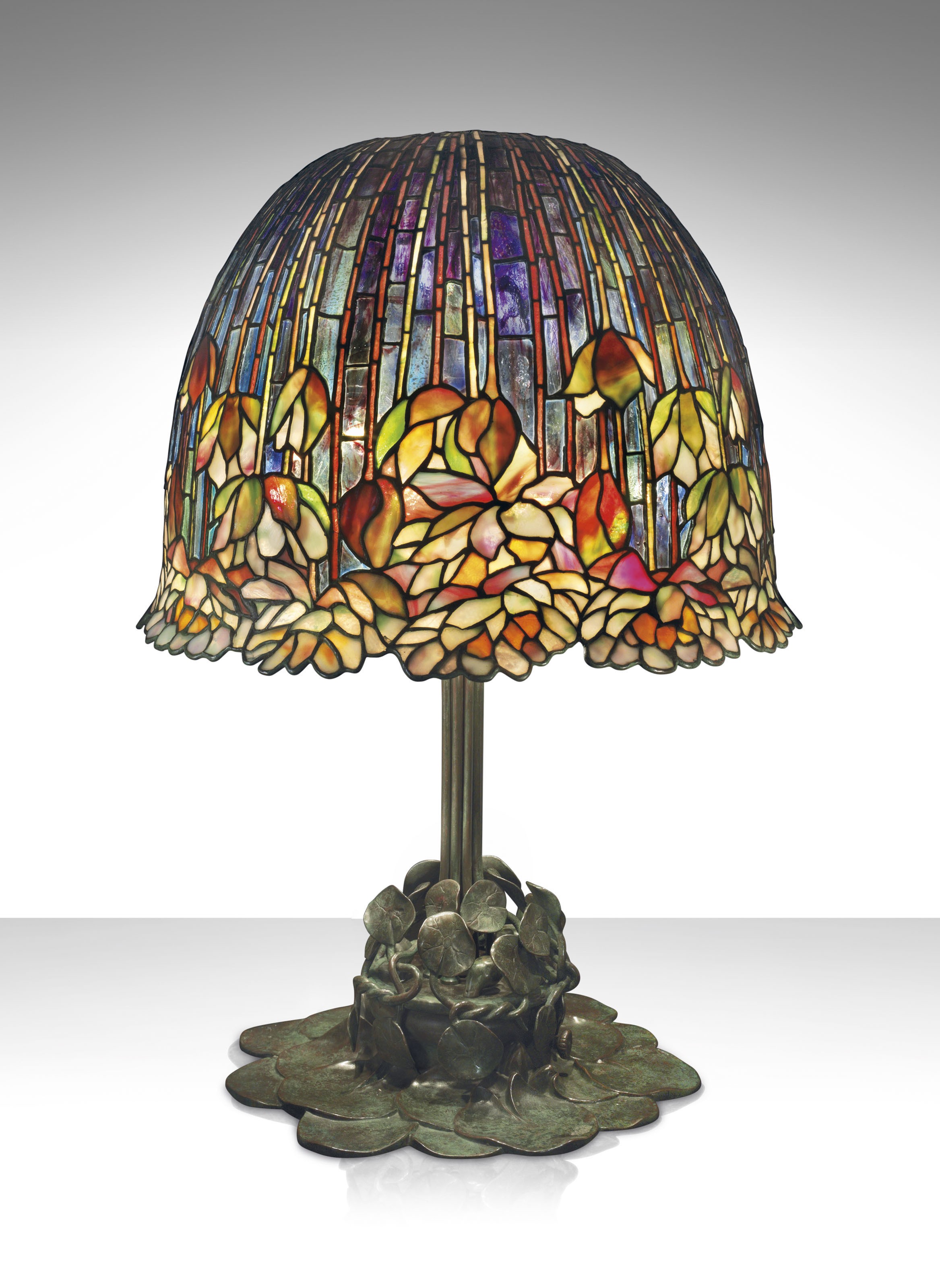 Tiffany studios a rare and important pond lily table