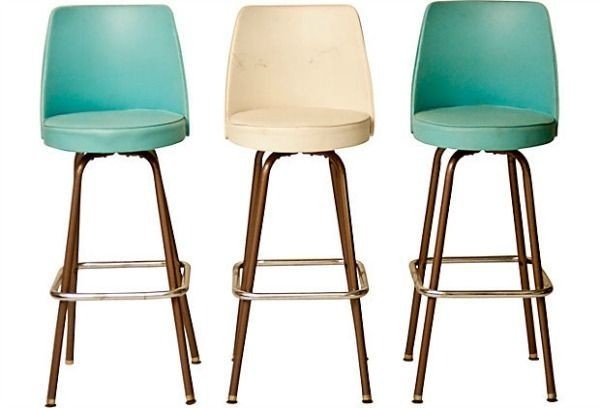 Turquoise stool swivel kitchen google search vintage