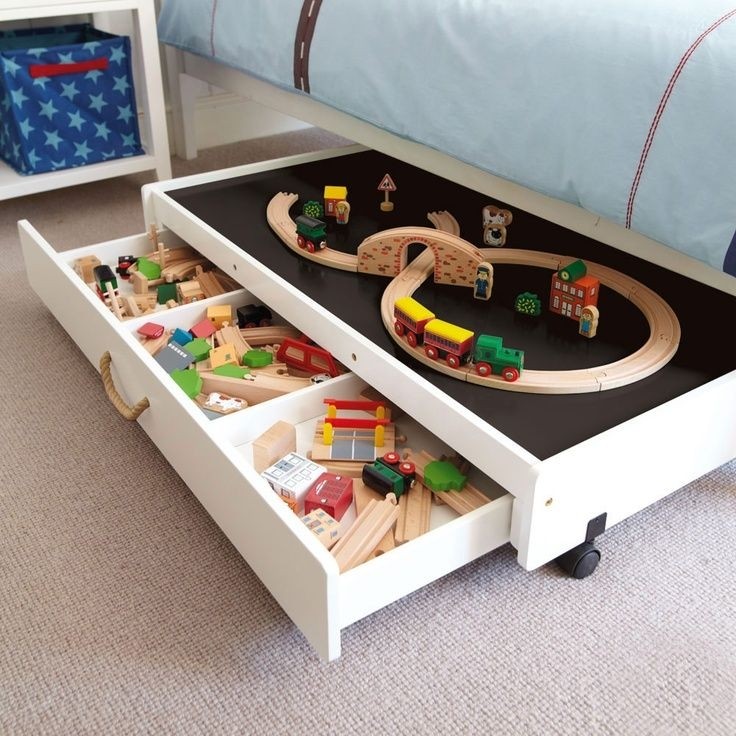 Kids Play Table With Storage - Foter