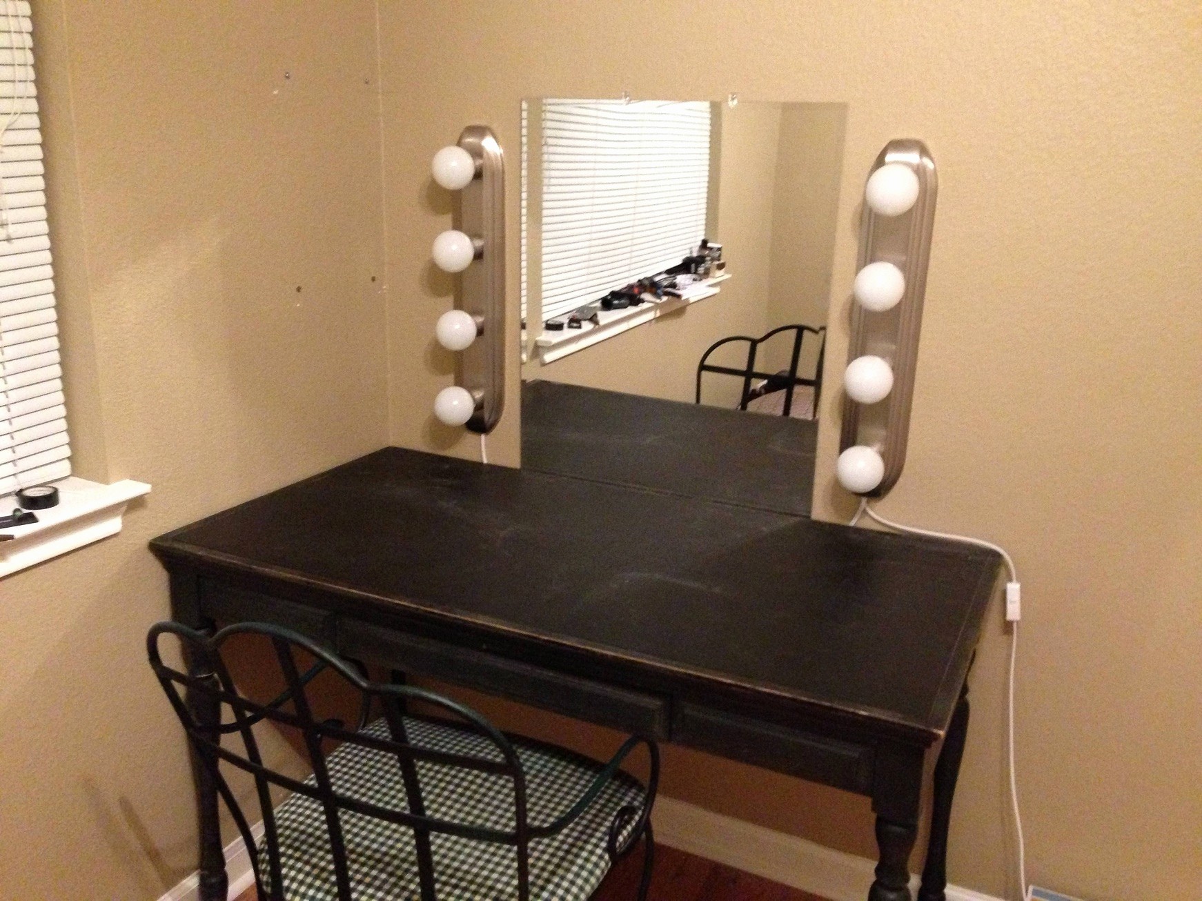 Vanity desk without mirror inspirational console table