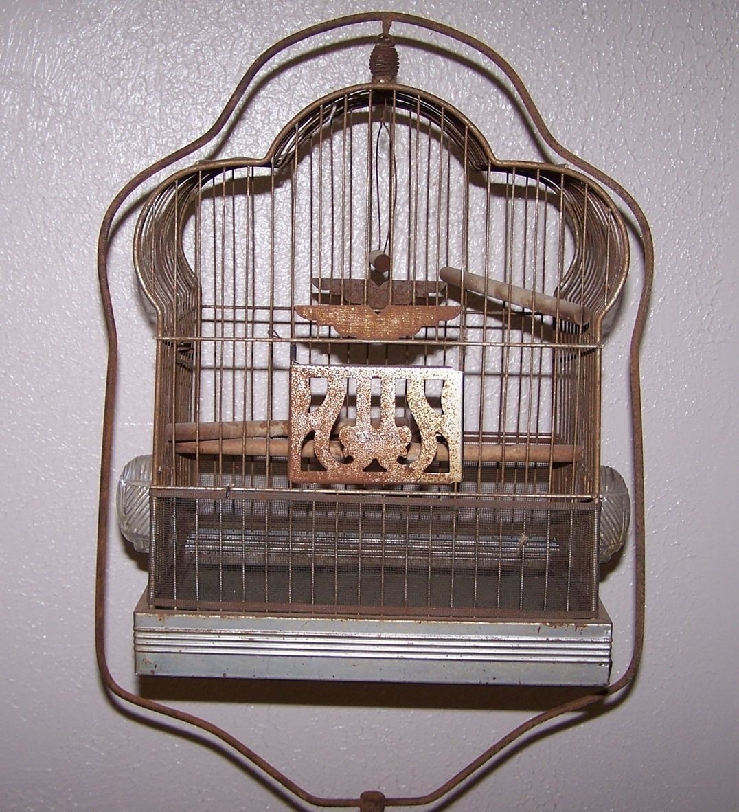 Vintage hendryx bird cage w stand bird houses feeders