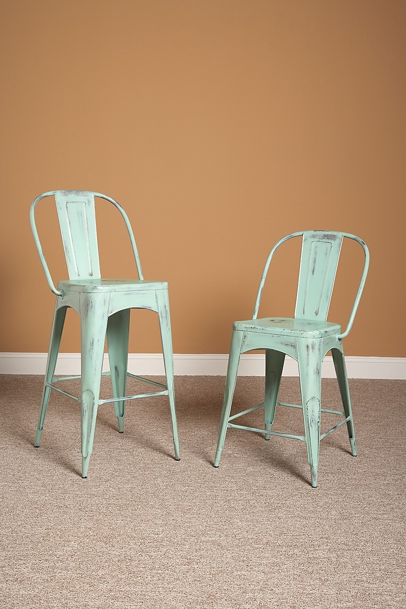 Vintage turquoise bar stools home modern decors bold
