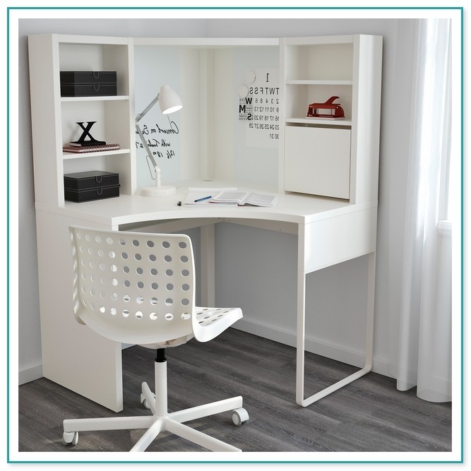 White corner desk with shelves home improvement