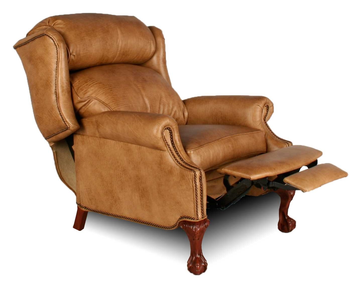 Wingback leather recliner leather creations furniture