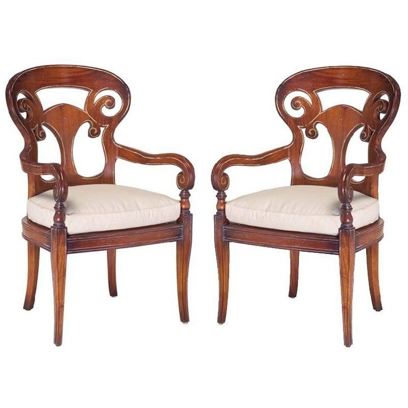Wood stained club chairs in 2020 french country