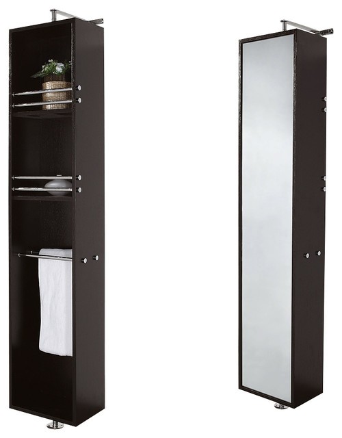 Wyndham collection 14 april rotating wall cabinet with