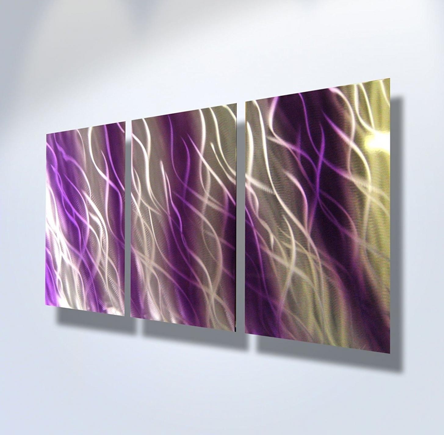 20 photo of purple wall art