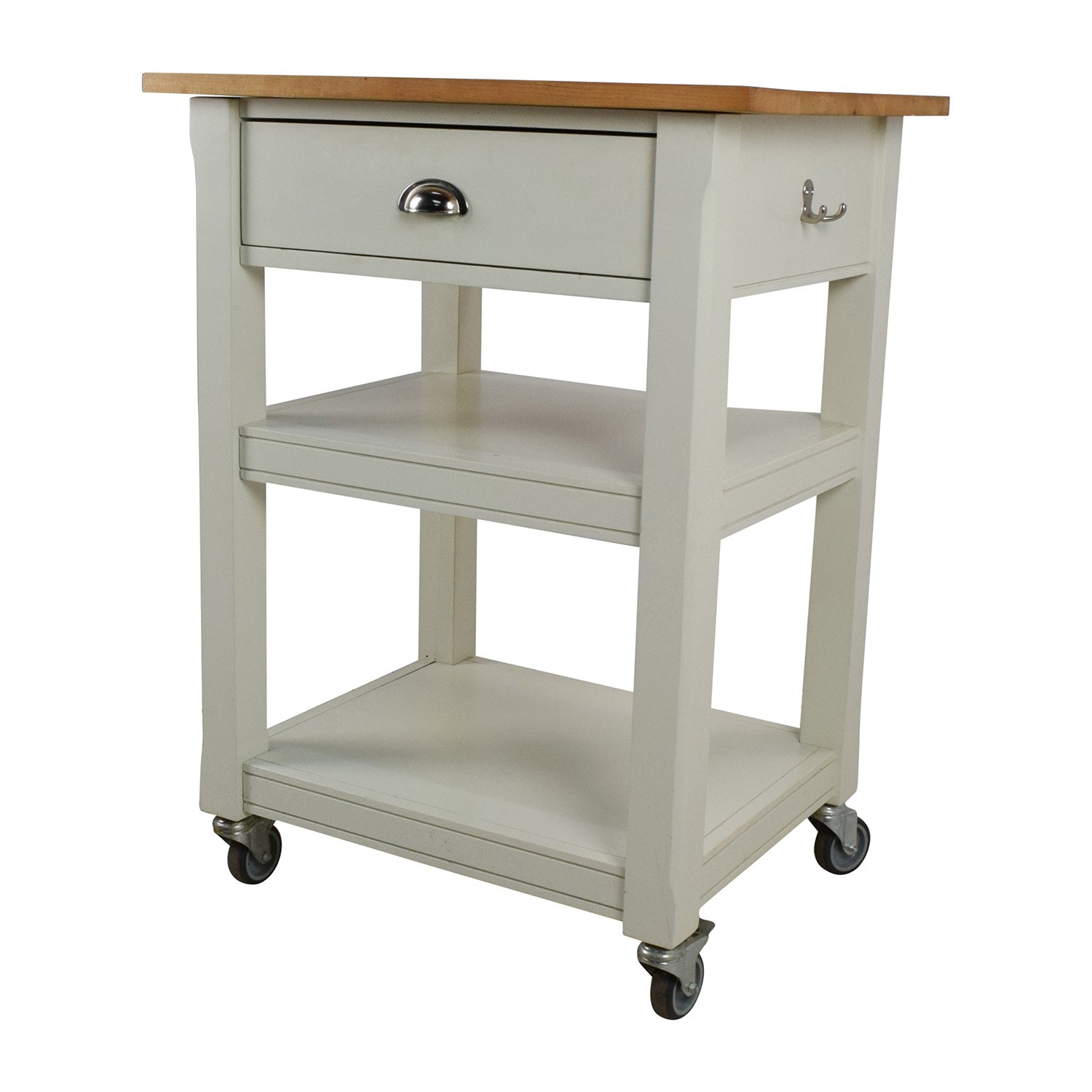 50 off rolling kitchen cart with cutting board tables 1