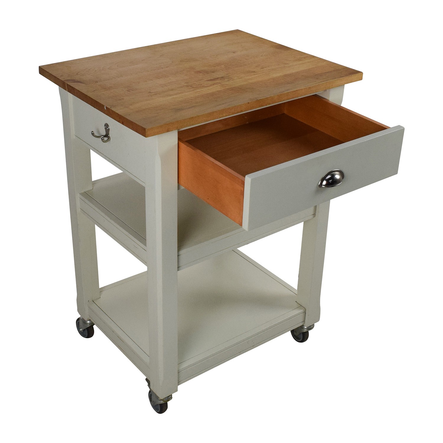 50 off rolling kitchen cart with cutting board tables 2