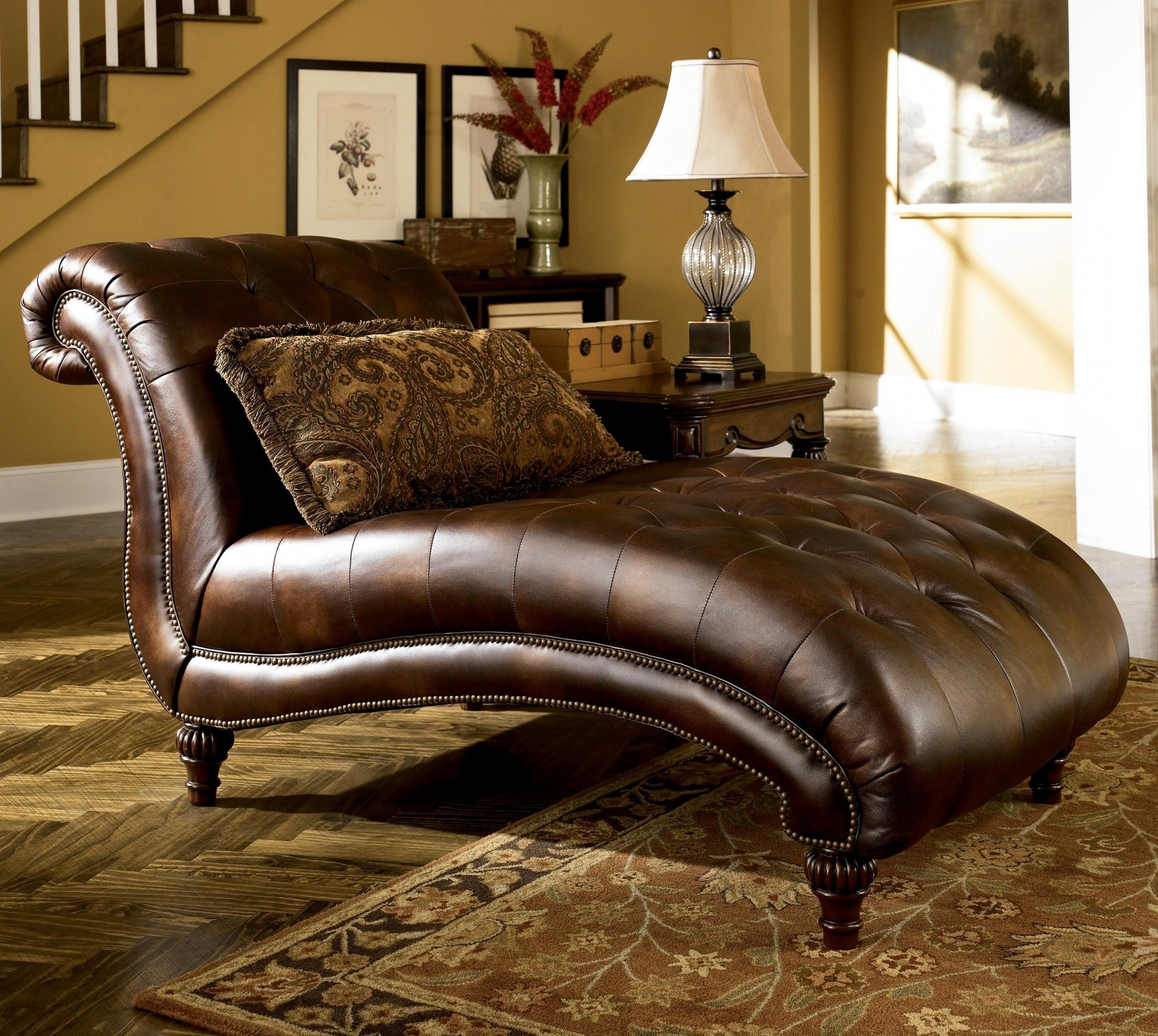 Amazing leather chaise lounge sofa portrait modern sofa 1