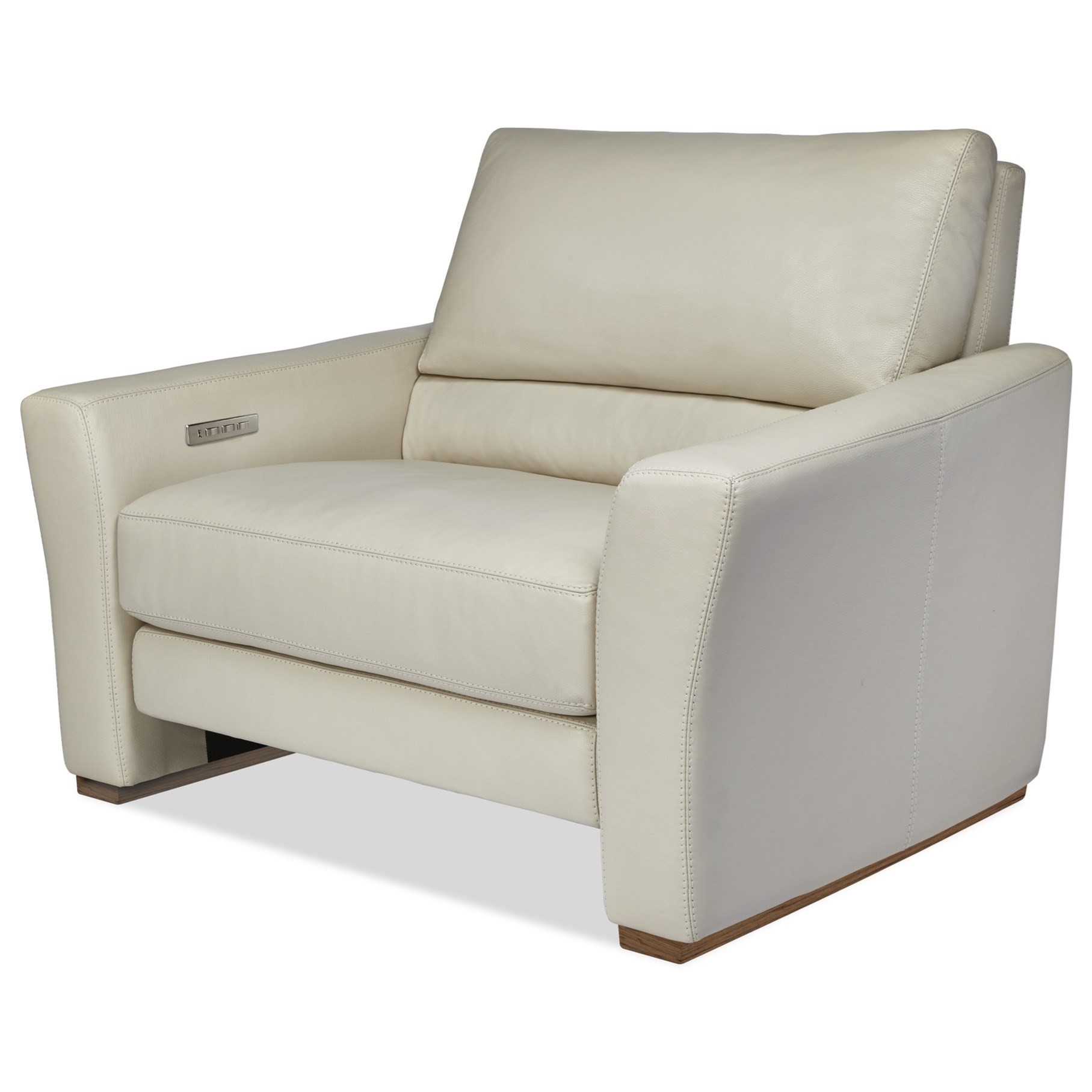 American leather bryant modern power reclining chair and a