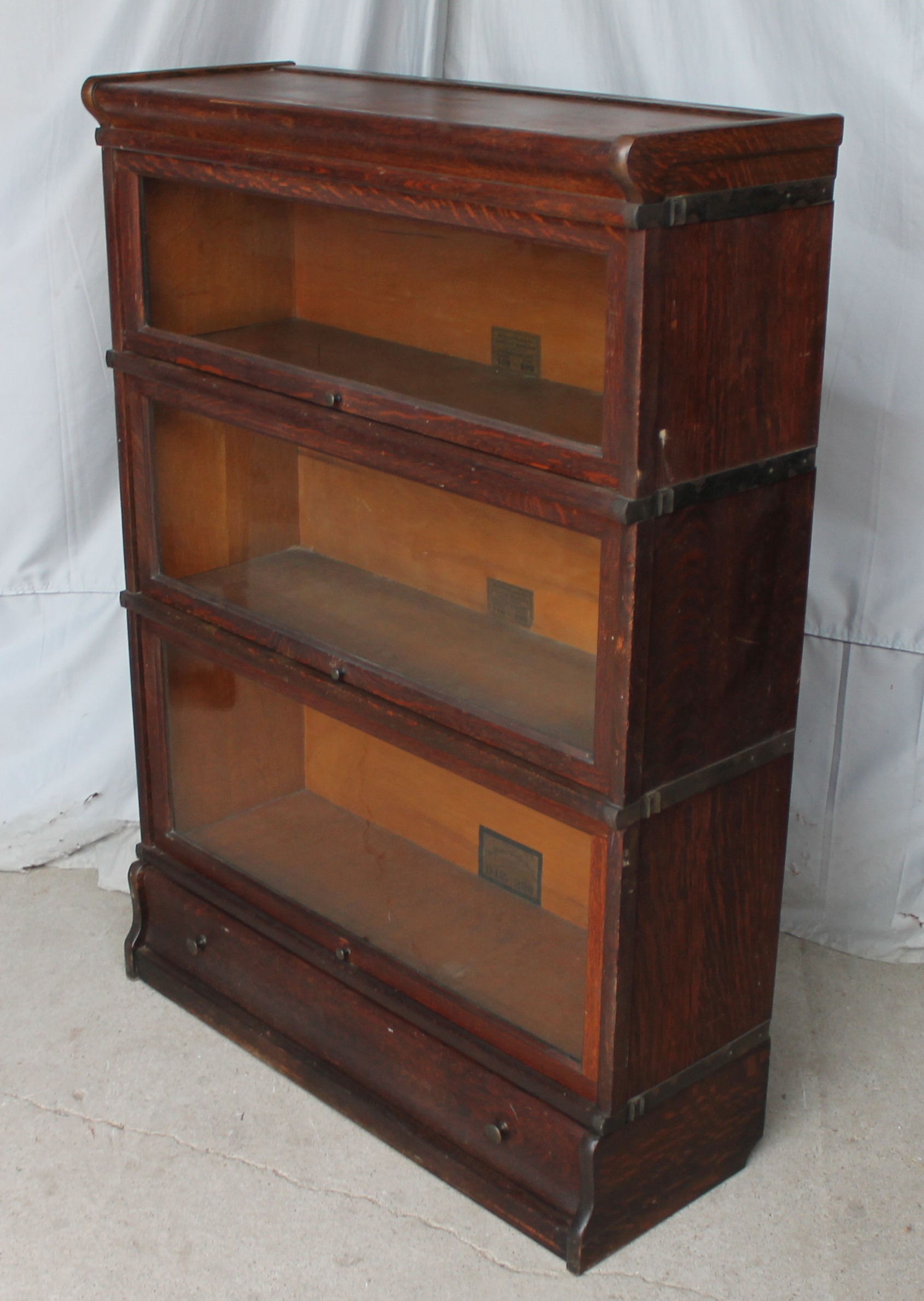Bargain johns antiques antique oak stacking bookcase
