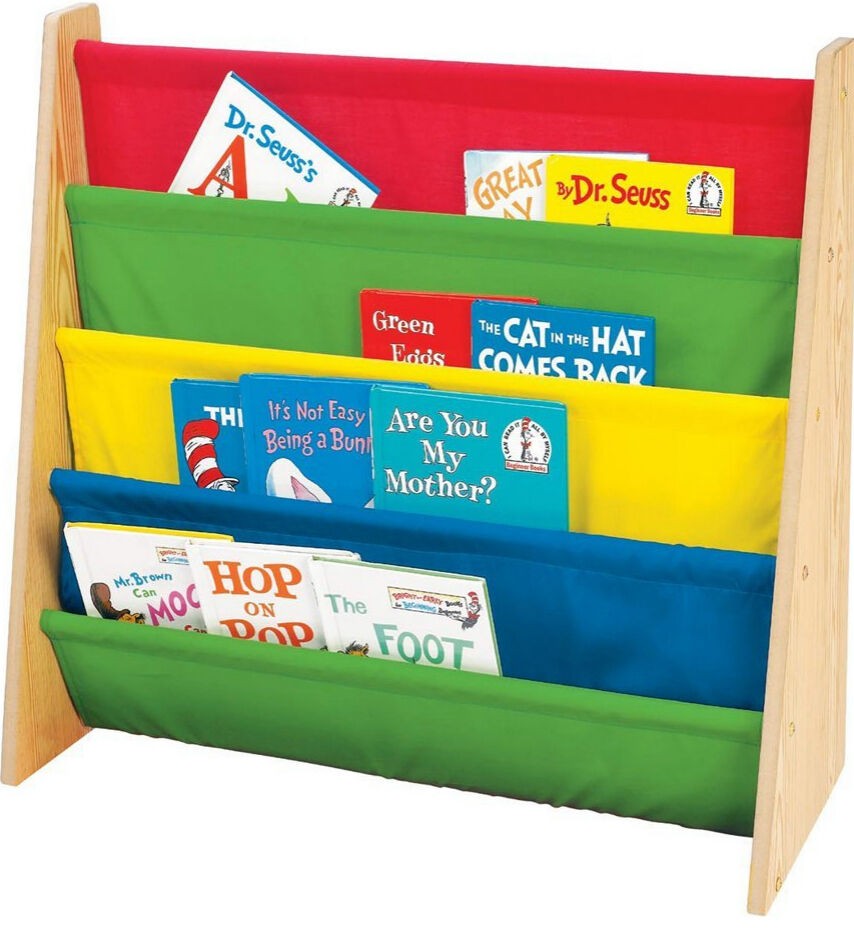 Book rack bookcase kid toddler children storage organizer