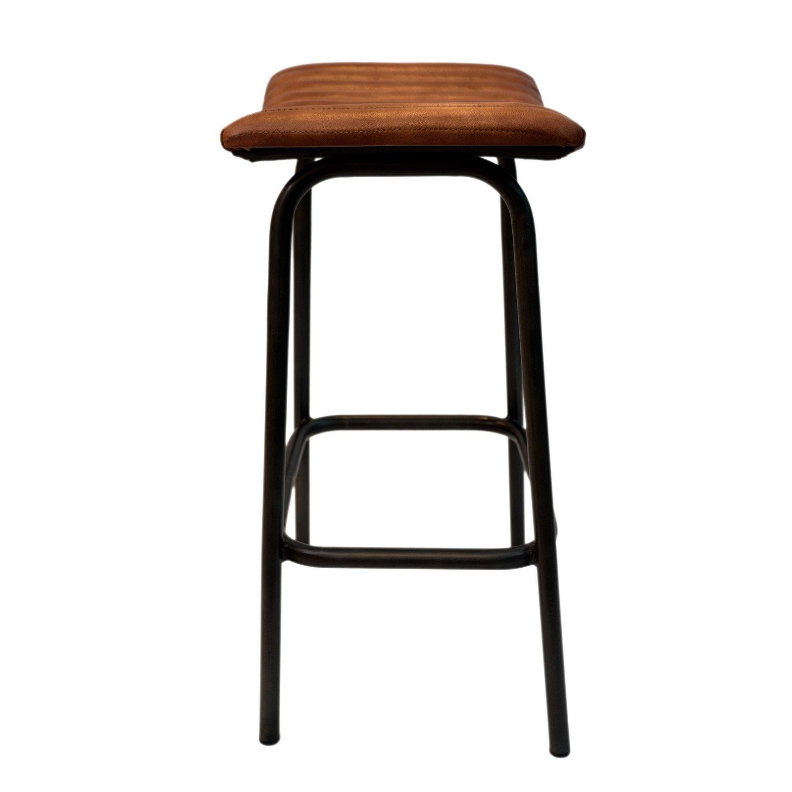 Buy iron and leather mickey bar stool wrought bar stools