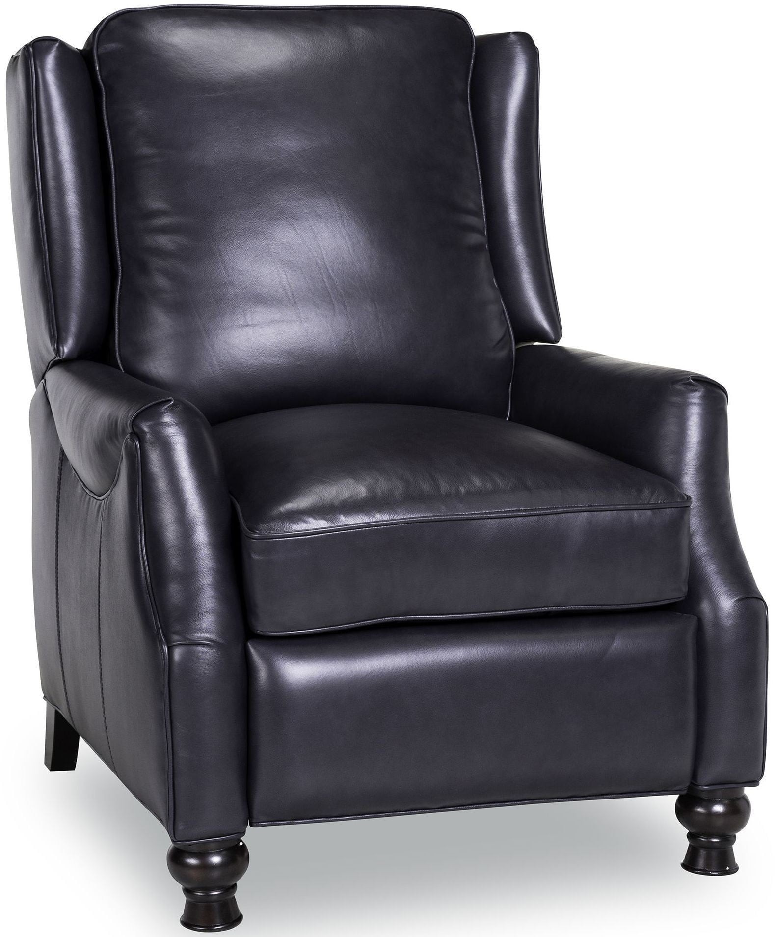 Charles vintage navy leather recliner from opulence home