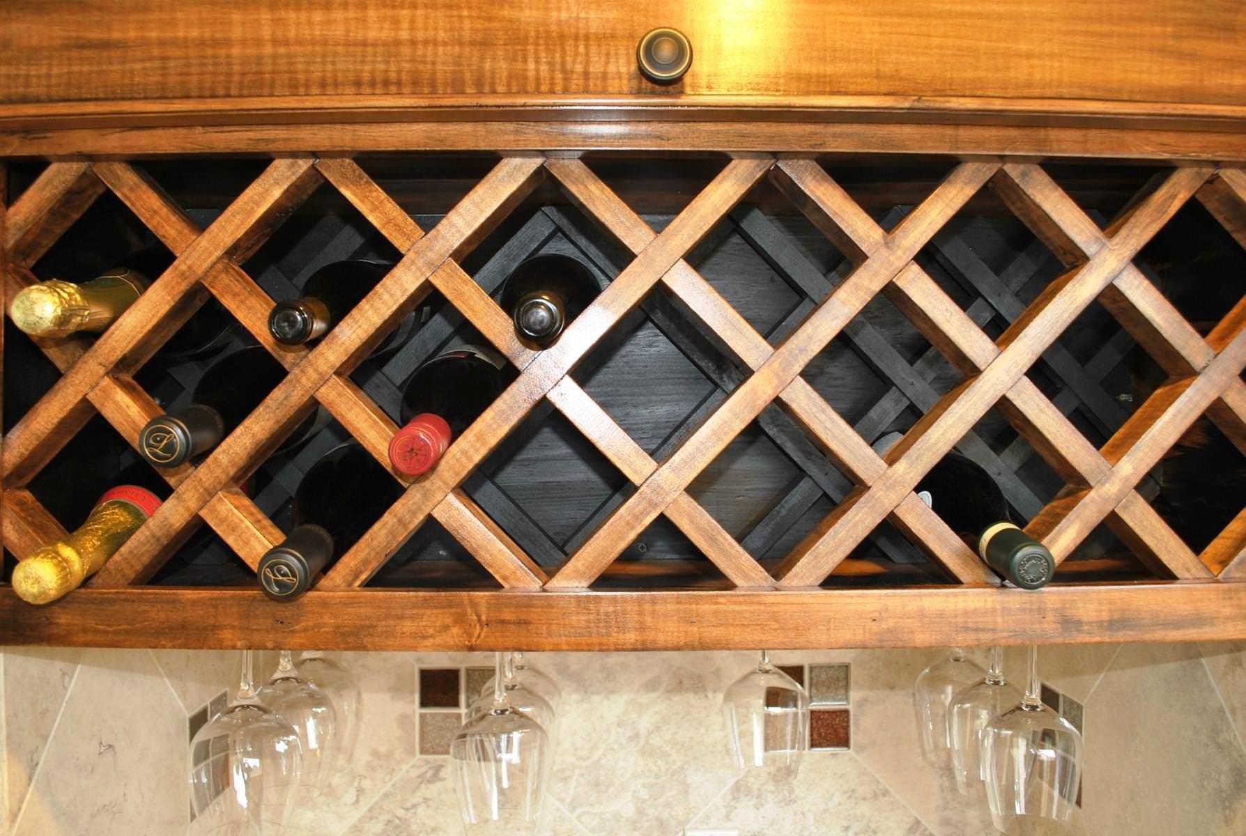 Corner wine rack for smart storage plans step into the