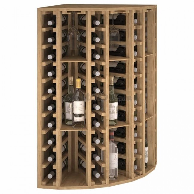 Corner wine rack godello 40 bottles 3