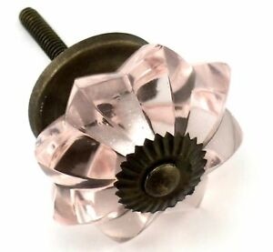 Fancy bedroom dresser glass pulls cabinet knobs drawer