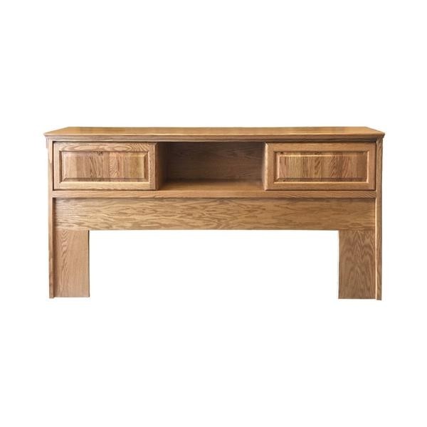 Fd 3014t traditional oak bookcase headboard e cal king 1